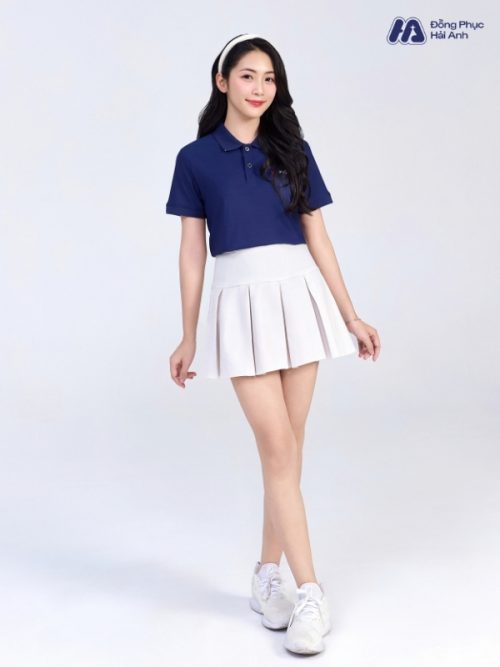 Mẫu Áo Polo Đồng Phục MB Bank Màu Xanh Than - 2
