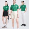 Mẫu Áo Polo Đồng Phục Starbuck Màu Xanh Lá -1