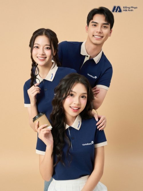 Mẫu Áo Polo Đồng Phục Vietinbank Màu Xanh Đen - 4