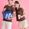 Mẫu Áo Thun Đồng Phục Phê La Màu Nâu - 1