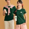 Mẫu Áo Thun Đồng Phục Phúc Long Màu Xanh Iris - 1