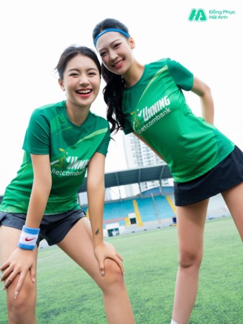 Mẫu Áo Thun Đồng Phục In Chuyển Nhiệt Running Vietcombank - 1
