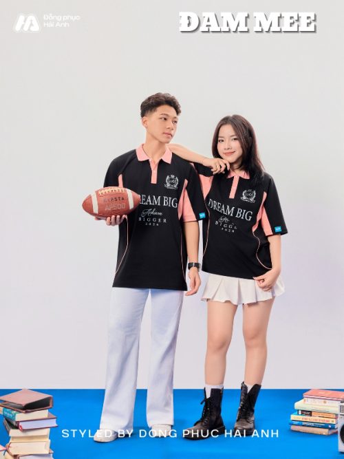 Mẫu áo đen cá tính, dễ phối đồ, chuẩn phong cách streetwear cho cả lớp