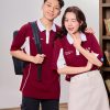 Áo lớp Đam Mee đỏ đô cá tính, nổi bật giữa đám đông