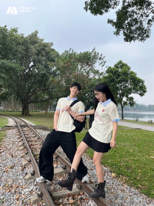 Áo lớp Fancy kem cheese trendy tại Hải Anh