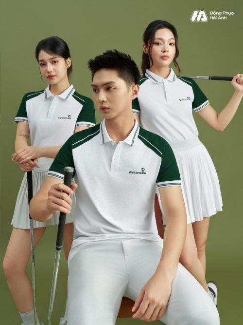 Mẫu Áo Polo Đồng Phục Công Ty Color Fuse Màu Trắng Gạo Phối Ve Chai - 4