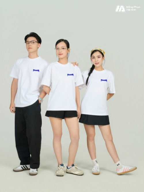 Mẫu Áo Thun Đồng Phục Công Ty FastUni Màu Trắng - 2