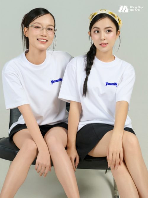 Mẫu Áo Thun Đồng Phục Công Ty FastUni Màu Trắng - 3