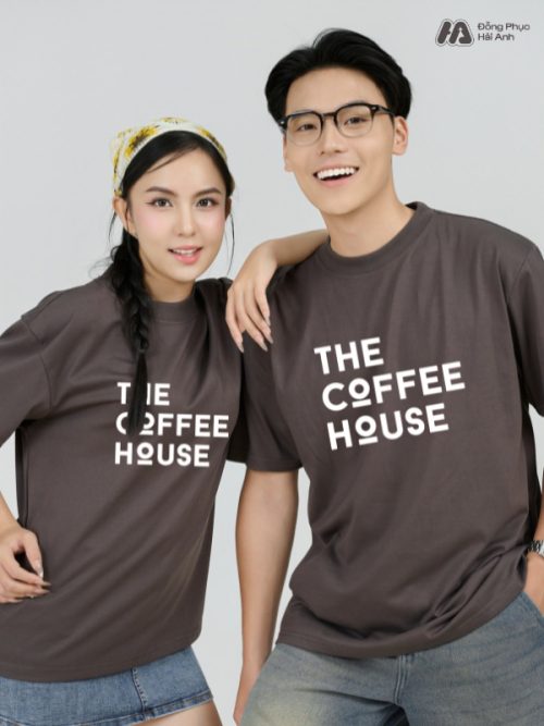 Mẫu Áo Thun Đồng Phục Công Ty FastUni Màu Xám Chì - 2