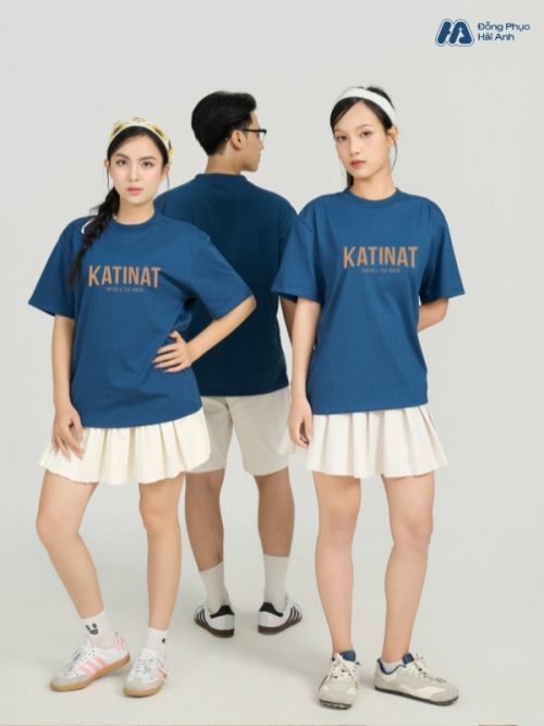 Mẫu Áo Thun Đồng Phục Công Ty FastUni Màu Xanh Navy - 1