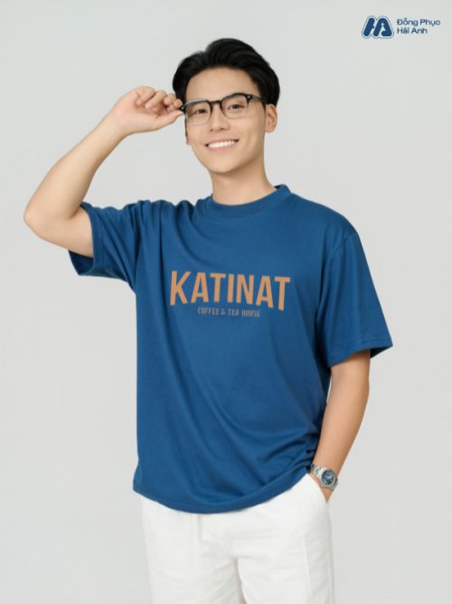 Mẫu Áo Thun Đồng Phục Công Ty FastUni Màu Xanh Navy - 4