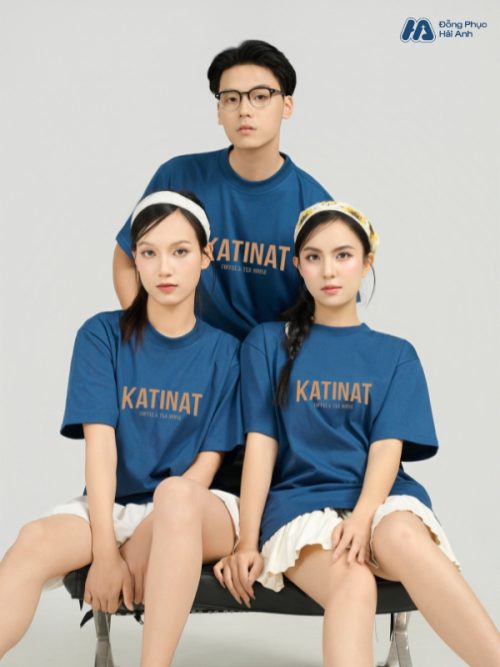Mẫu Áo Thun Đồng Phục Công Ty FastUni Màu Xanh Navy - 2