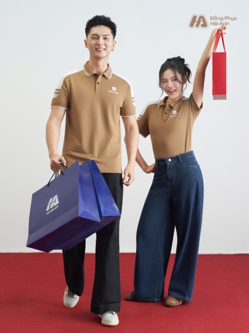 Mẫu Áo Polo Đồng Phục C3ng Ty Màu Cafe FastUni-3
