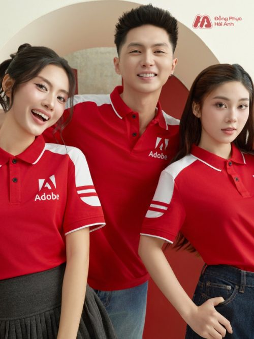 Mẫu Áo Polo Đồng Phục Công Ty Màu Đỏ FastUni-4