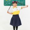 Mẫu Đồng Phục Mầm Non Màu Vàng Phối Nửa Thân - 1