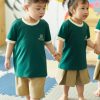 Mẫu Áo Thun Đồng Phục Mầm Non Hacool 01 Màu Xanh Iris - 1