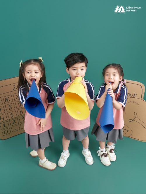 Mẫu Đồng Phục Mầm Non Hacool 01 Màu Lòng Tôm - 3