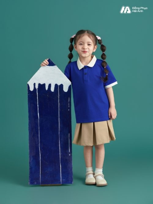 Mẫu Đồng Phục Mầm Non Hacool 02 Màu Bích - 2