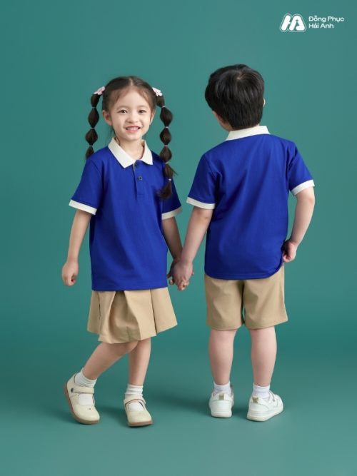 Mẫu Đồng Phục Mầm Non Hacool 02 Màu Bích