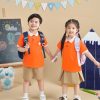 Mẫu Đồng Phục Mầm Non Hacool 02 Màu Cam Tươi - 1
