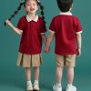 Mẫu Đồng Phục Mầm Non Hacool 02 Màu Đỏ Đô - 1