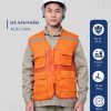 Mẫu Đồng Phục Áo Lưới Bảo Hộ Lao Động Mã 01 Màu Cam - Hình 1