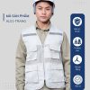 Mẫu Đồng Phục Áo Lưới Bảo Hộ Lao Động Mã 01 Màu Trắng - 1