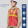 Mẫu Đồng Phục Áo Lưới Bảo Hộ Lao Động Mã 02 Màu Đỏ - 1