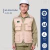 Mẫu Đồng Phục Áo Lưới Bảo Hộ Lao Động Mã 03 Màu Be - Hình 1
