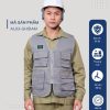 Mẫu Đồng Phục Áo Lưới Bảo Hộ Lao Động Mã 03 Màu Ghi Đậm - Hình 1