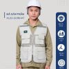 Mẫu Đồng Phục Áo Lưới Bảo Hộ Lao Động Mã 03 Màu Ghi Nhạt - Hình 1
