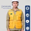 Mẫu Đồng Phục Áo Lưới Bảo Hộ Lao Động Mã 03 Màu Vàng Cúc - Hình 1