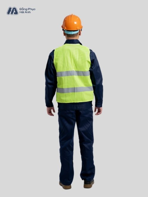 Mẫu Đồng Phục Áo Lưới Bảo Hộ Lao Động Mã 04 Màu Xanh Chuối - 2