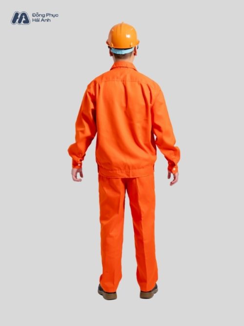 Mẫu Đồng Phục Bảo Hộ Lao Động Vải Kaki Protect 2.1 Mã 14 Màu Cam - 5