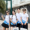 Mẫu Áo Thun Polo Đồng Phục Summer Crew Màu Trắng MB Bank - 1